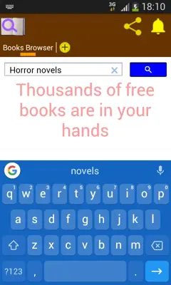 books browser - Light browser for download free bo android App screenshot 0